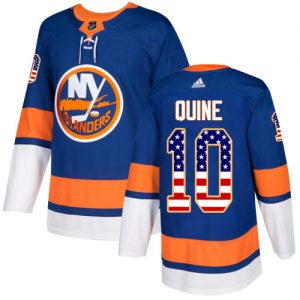 Pánské NHL New York Islanders dresy 10 Alan Quine Authentic královská modrá Adidas USA Flag Fashion