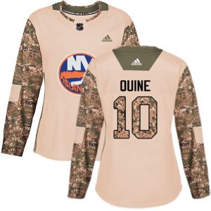 Dámské NHL New York Islanders dresy 10 Alan Quine Authentic Camo Adidas Veterans Day Practice