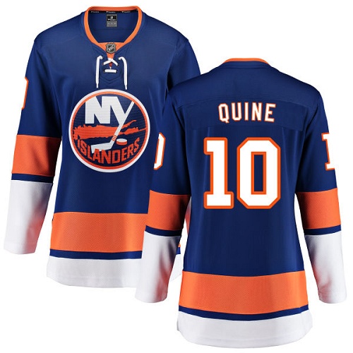 Dámské NHL New York Islanders dresy 10 Alan Quine Breakaway královská modrá Fanatics Branded Domácí