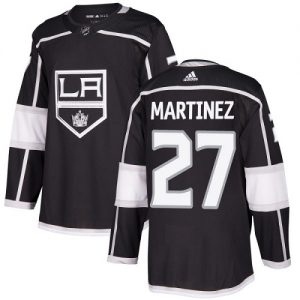 Pánské NHL Los Angeles Kings dresy 27 Alec Martinez Authentic Černá Adidas Domácí