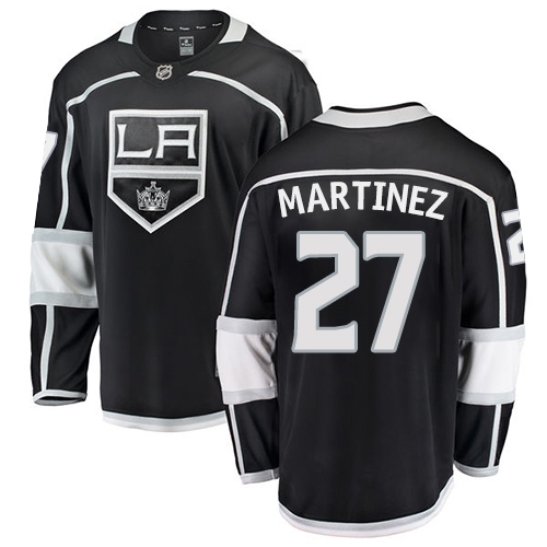 Pánské NHL Los Angeles Kings dresy 27 Alec Martinez Breakaway Černá Fanatics Branded Domácí