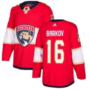 Pánské NHL Florida Panthers dresy 16 Aleksander Barkov Authentic Červené Adidas Domácí