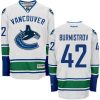 Pánské NHL Vancouver Canucks dresy 42 Alex Burmistrov Authentic Bílý Reebok Venkovní hokejové dresy