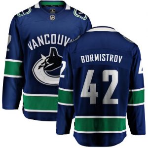 Pánské NHL Vancouver Canucks dresy 42 Alex Burmistrov Breakaway modrá Fanatics Branded Domácí