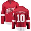 Pánské NHL Detroit Red Wings dresy 10 Alex Delvecchio Breakaway Červené Fanatics Branded Domácí