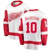 Pánské NHL Detroit Red Wings dresy 10 Alex Delvecchio Breakaway Bílý Fanatics Branded Venkovní