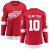 Dámské NHL Detroit Red Wings dresy 10 Alex Delvecchio Breakaway Červené Fanatics Branded Domácí