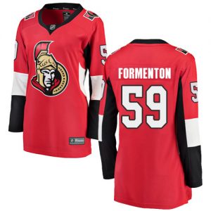 Dámské NHL Ottawa Senators dresy 59 Alex Formenton Breakaway Červené Fanatics Branded Domácí