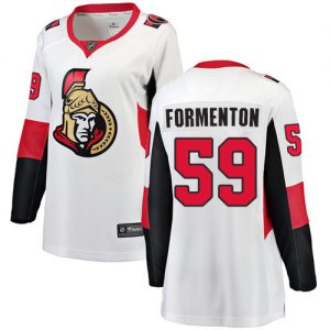 Dámské NHL Ottawa Senators dresy 59 Alex Formenton Breakaway Bílý Fanatics Branded Venkovní