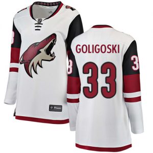 Dámské NHL Arizona Coyotes dresy 33 Alex Goligoski Breakaway Bílý Fanatics Branded Venkovní
