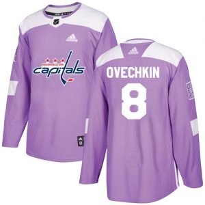 Dětské NHL Washington Capitals dresy 8 Alex Ovechkin Authentic Nachový Adidas Fights Cancer Practice