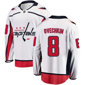 Pánské NHL Washington Capitals dresy 8 Alex Ovechkin Breakaway Bílý Fanatics Branded Venkovní