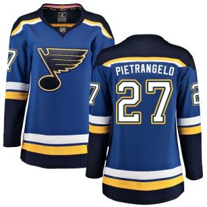 Dámské NHL St. Louis Blues dresy 27 Alex Pietrangelo Breakaway královská modrá Fanatics Branded Domácí
