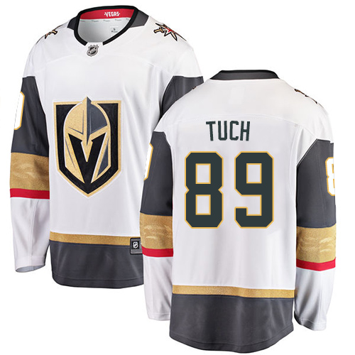 Pánské NHL Vegas Golden Knights dresy 89 Alex Tuch Breakaway Bílý Fanatics Branded Venkovní