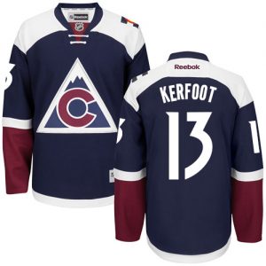 Pánské NHL Colorado Avalanche dresy 13 Alexander Kerfoot Authentic modrá Reebok Alternativní hokejové dresy