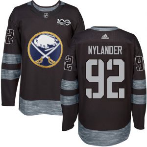 Pánské NHL Buffalo Sabres dresy Alexander Nylander 92 Authentic Černá Adidas 1917 2017 100th Anniversary