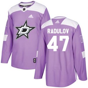 Pánské NHL Dallas Stars dresy 47 Alexander Radulov Authentic Nachový Adidas Fights Cancer Practice