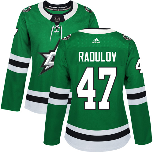 Dámské NHL Dallas Stars dresy 47 Alexander Radulov Authentic Zelená Adidas Domácí