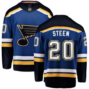 Pánské NHL St. Louis Blues dresy 20 Alexander Steen Breakaway královská modrá Fanatics Branded Domácí