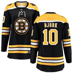Dámské NHL Boston Bruins dresy Anders Bjork 10 Breakaway Černá Fanatics Branded Domácí