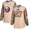 Pánské NHL New York Islanders dresy 27 Anders Lee Authentic Camo Adidas Veterans Day Practice