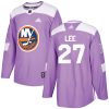 Dětské NHL New York Islanders dresy 27 Anders Lee Authentic Nachový Adidas Fights Cancer Practice