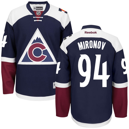 Pánské NHL Colorado Avalanche dresy 94 Andrei Mironov Authentic modrá Reebok Alternativní hokejové dresy