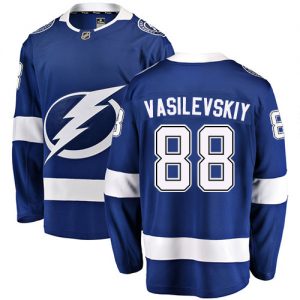 Pánské NHL Tampa Bay Lightning dresy 88 Andrei Vasilevskiy Breakaway modrá Fanatics Branded Domácí