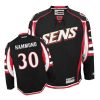 Pánské NHL Ottawa Senators dresy 30 Andrew Hammond Authentic Černá Reebok Alternativní hokejové dresy