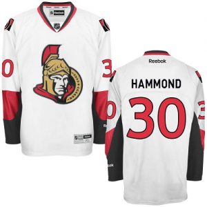 Dětské NHL Ottawa Senators dresy 30 Andrew Hammond Authentic Bílý Reebok Venkovní hokejové dresy