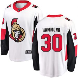 Pánské NHL Ottawa Senators dresy 30 Andrew Hammond Breakaway Bílý Fanatics Branded Venkovní