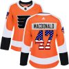 Dámské NHL Philadelphia Flyers dresy 47 Andrew MacDonald Authentic Oranžový Adidas USA Flag Fashion