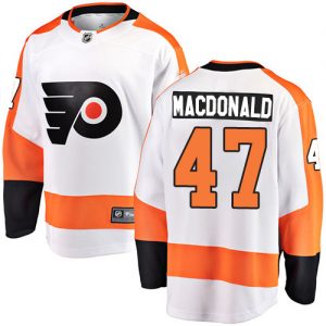 Pánské NHL Philadelphia Flyers dresy 47 Andrew MacDonald Breakaway Bílý Fanatics Branded Venkovní