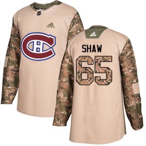 Pánské NHL Montreal Canadiens dresy 65 Andrew Shaw Authentic Camo Adidas Veterans Day Practice