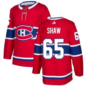 Pánské NHL Montreal Canadiens dresy 65 Andrew Shaw Authentic Červené Adidas Domácí