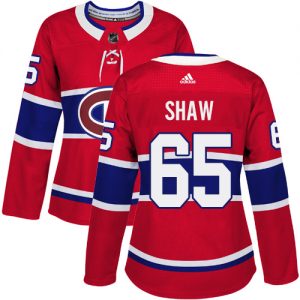 Dámské NHL Montreal Canadiens dresy 65 Andrew Shaw Authentic Červené Adidas Domácí
