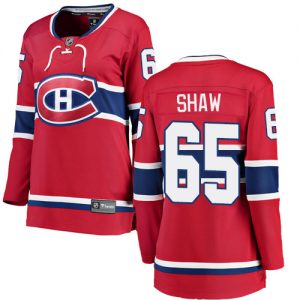 Dámské NHL Montreal Canadiens dresy 65 Andrew Shaw Breakaway Červené Fanatics Branded Domácí