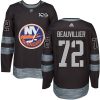 Pánské NHL New York Islanders dresy 72 Anthony Beauvillier Authentic Černá Adidas 1917 2017 100th Anniversary