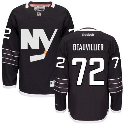 Pánské NHL New York Islanders dresy 72 Anthony Beauvillier Authentic Černá Reebok Alternativní hokejové dresy