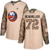 Pánské NHL New York Islanders dresy 72 Anthony Beauvillier Authentic Camo Adidas Veterans Day Practice