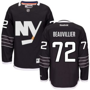 Dětské NHL New York Islanders dresy 72 Anthony Beauvillier Authentic Černá Reebok Alternativní hokejové dresy