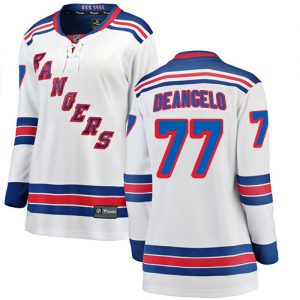 Dámské NHL New York Rangers dresy 77 Anthony DeAngelo Breakaway Bílý Fanatics Branded Venkovní