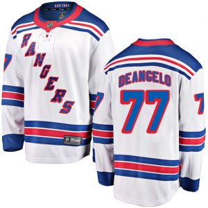 Dětské NHL New York Rangers dresy 77 Anthony DeAngelo Breakaway Bílý Fanatics Branded Venkovní