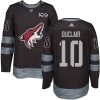 Pánské NHL Arizona Coyotes dresy Anthony Duclair 10 Authentic Černá Adidas 1917 2017 100th Anniversary