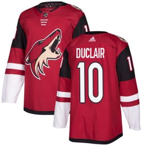 Pánské NHL Arizona Coyotes dresy Anthony Duclair 10 Authentic Burgundy Červené Adidas Domácí