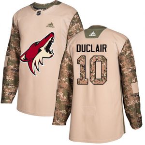 Pánské NHL Arizona Coyotes dresy Anthony Duclair 10 Authentic Camo Adidas Veterans Day Practice