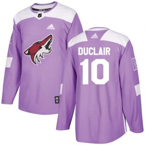 Pánské NHL Arizona Coyotes dresy Anthony Duclair 10 Authentic Nachový Adidas Fights Cancer Practice