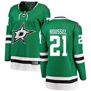 Dámské NHL Dallas Stars dresy 21 Antoine Roussel Breakaway Zelená Fanatics Branded Domácí