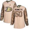 Dětské NHL Anaheim Ducks dresy 50 Antoine Vermette Authentic Camo Adidas Veterans Day Practice