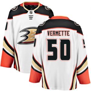 Dětské NHL Anaheim Ducks dresy 50 Antoine Vermette Breakaway Bílý Fanatics Branded Venkovní